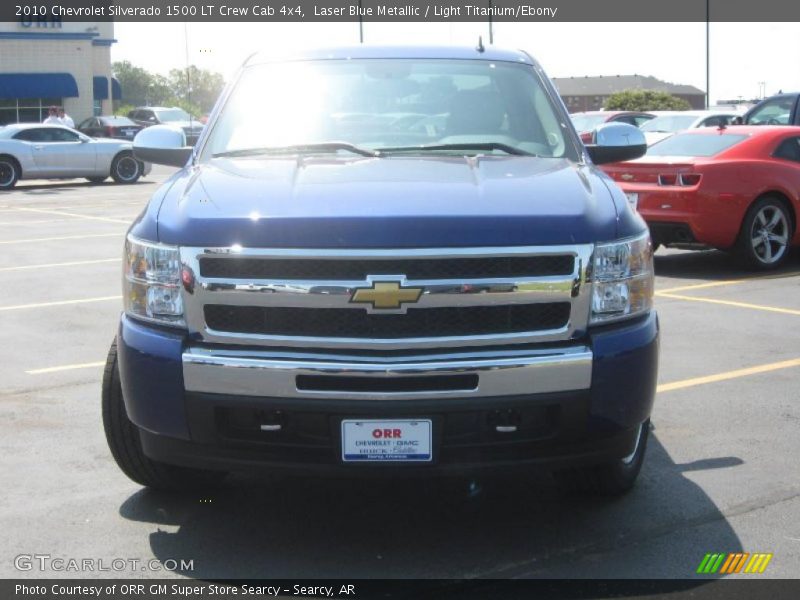 Laser Blue Metallic / Light Titanium/Ebony 2010 Chevrolet Silverado 1500 LT Crew Cab 4x4