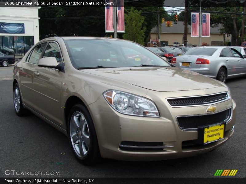 Sandstone Metallic / Ebony 2008 Chevrolet Malibu LT Sedan