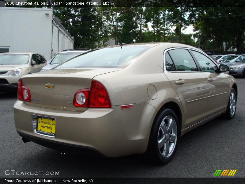 Sandstone Metallic / Ebony 2008 Chevrolet Malibu LT Sedan