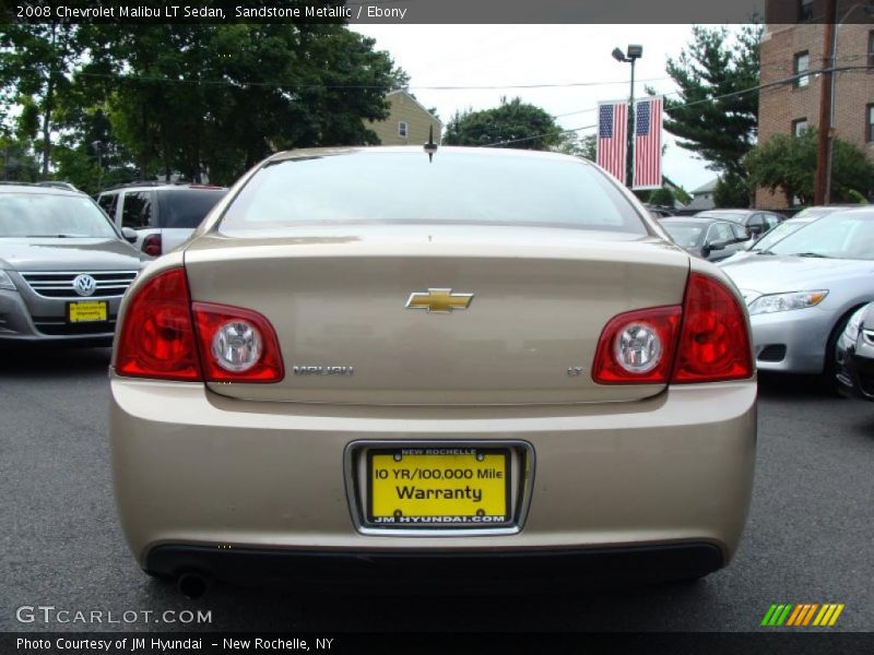 Sandstone Metallic / Ebony 2008 Chevrolet Malibu LT Sedan