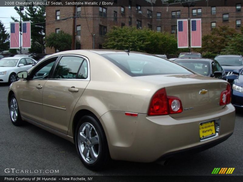 Sandstone Metallic / Ebony 2008 Chevrolet Malibu LT Sedan