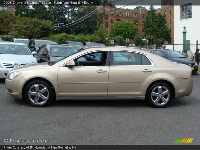 Sandstone Metallic / Ebony 2008 Chevrolet Malibu LT Sedan