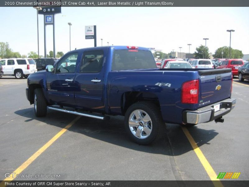 Laser Blue Metallic / Light Titanium/Ebony 2010 Chevrolet Silverado 1500 LT Crew Cab 4x4