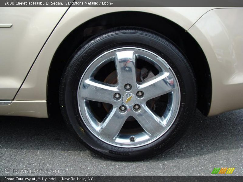 Sandstone Metallic / Ebony 2008 Chevrolet Malibu LT Sedan