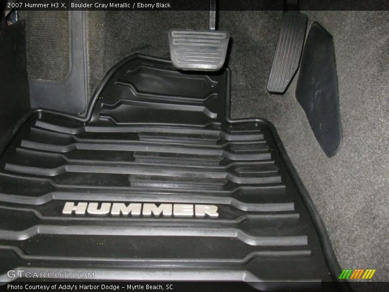 Boulder Gray Metallic / Ebony Black 2007 Hummer H3 X
