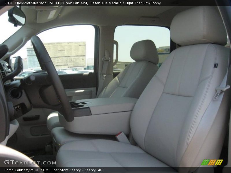Laser Blue Metallic / Light Titanium/Ebony 2010 Chevrolet Silverado 1500 LT Crew Cab 4x4