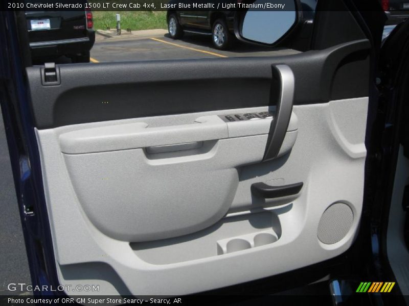 Laser Blue Metallic / Light Titanium/Ebony 2010 Chevrolet Silverado 1500 LT Crew Cab 4x4