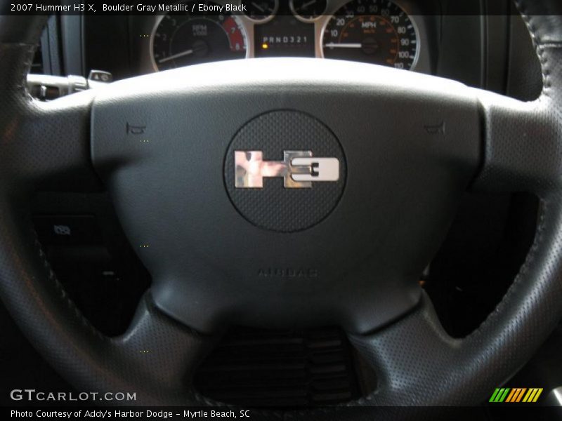 Boulder Gray Metallic / Ebony Black 2007 Hummer H3 X