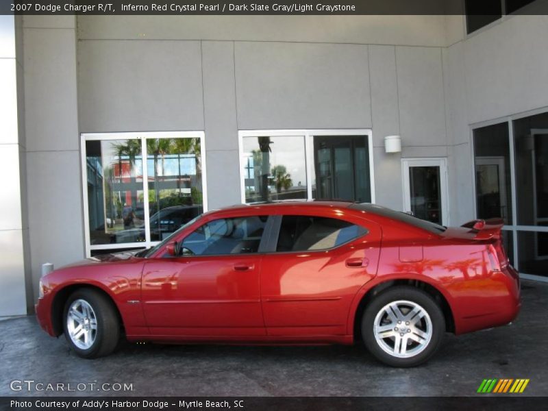 Inferno Red Crystal Pearl / Dark Slate Gray/Light Graystone 2007 Dodge Charger R/T