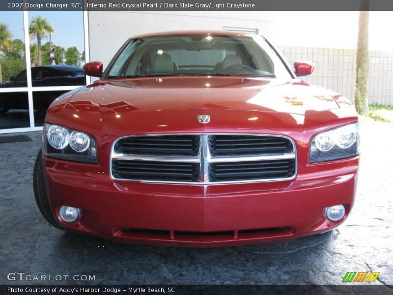 Inferno Red Crystal Pearl / Dark Slate Gray/Light Graystone 2007 Dodge Charger R/T