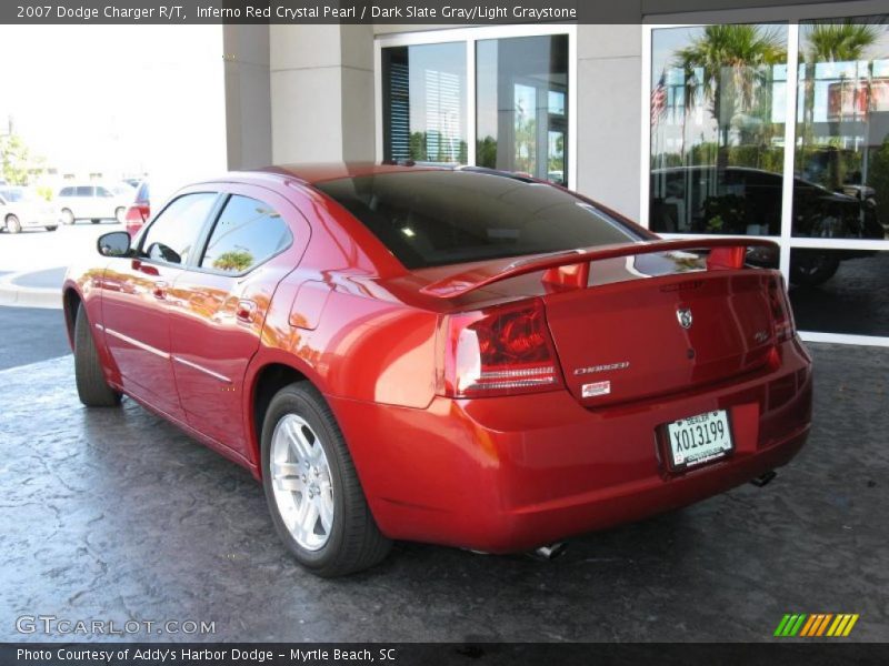 Inferno Red Crystal Pearl / Dark Slate Gray/Light Graystone 2007 Dodge Charger R/T