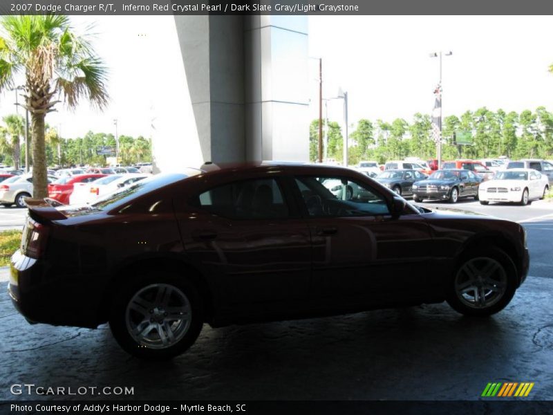 Inferno Red Crystal Pearl / Dark Slate Gray/Light Graystone 2007 Dodge Charger R/T