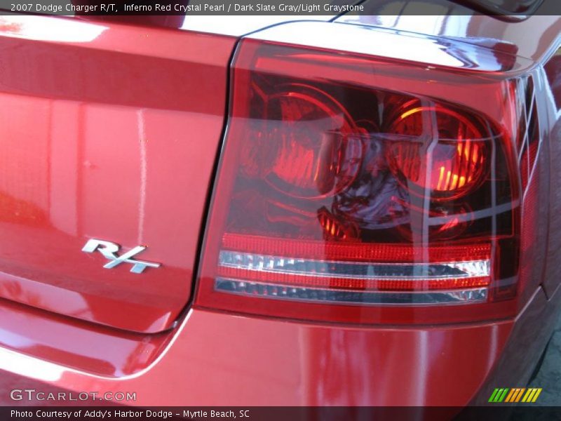 Inferno Red Crystal Pearl / Dark Slate Gray/Light Graystone 2007 Dodge Charger R/T