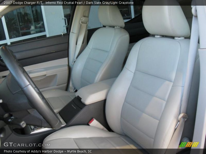 Inferno Red Crystal Pearl / Dark Slate Gray/Light Graystone 2007 Dodge Charger R/T