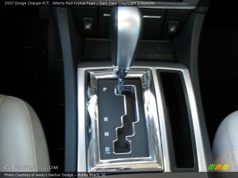 Inferno Red Crystal Pearl / Dark Slate Gray/Light Graystone 2007 Dodge Charger R/T