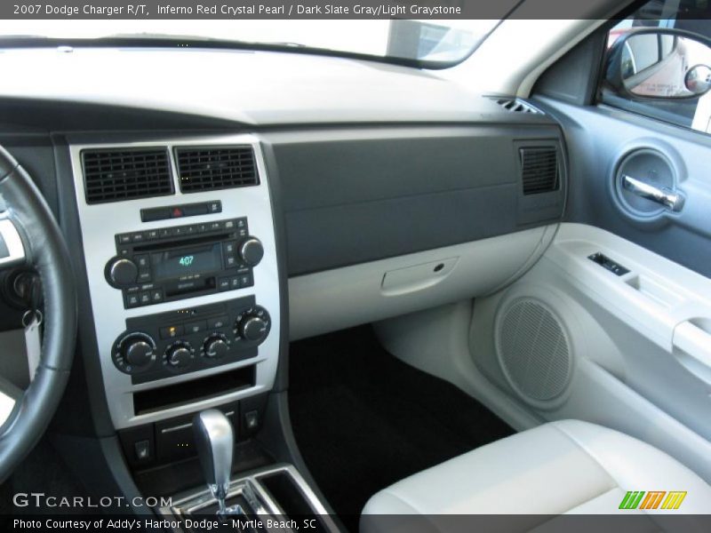 Inferno Red Crystal Pearl / Dark Slate Gray/Light Graystone 2007 Dodge Charger R/T