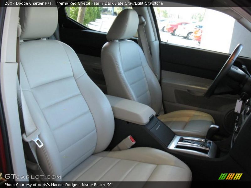 Inferno Red Crystal Pearl / Dark Slate Gray/Light Graystone 2007 Dodge Charger R/T