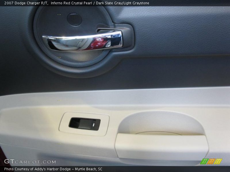 Inferno Red Crystal Pearl / Dark Slate Gray/Light Graystone 2007 Dodge Charger R/T