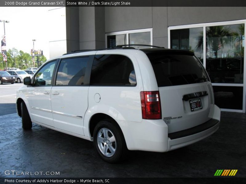 Stone White / Dark Slate/Light Shale 2008 Dodge Grand Caravan SXT