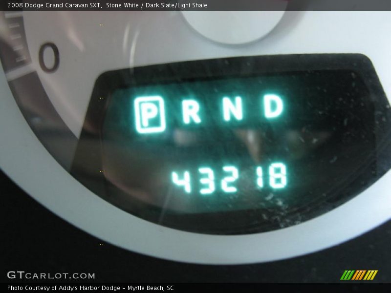 Stone White / Dark Slate/Light Shale 2008 Dodge Grand Caravan SXT