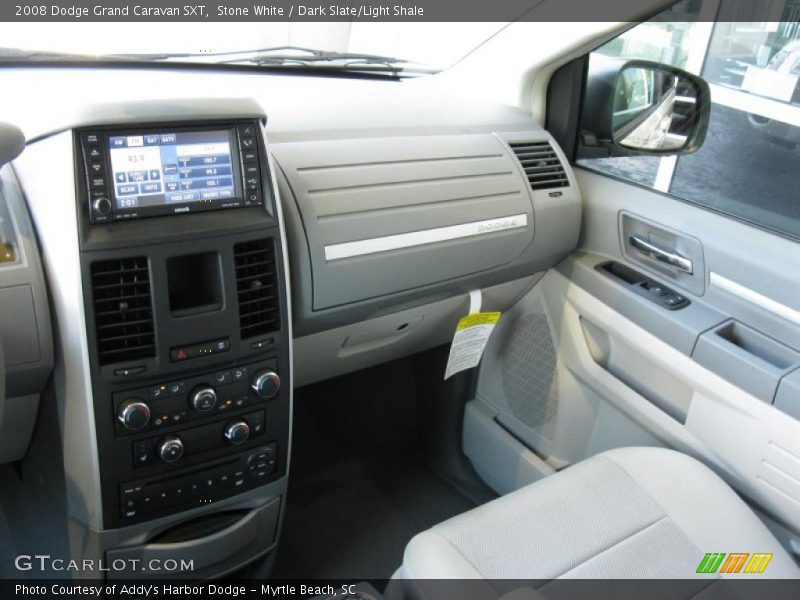 Stone White / Dark Slate/Light Shale 2008 Dodge Grand Caravan SXT