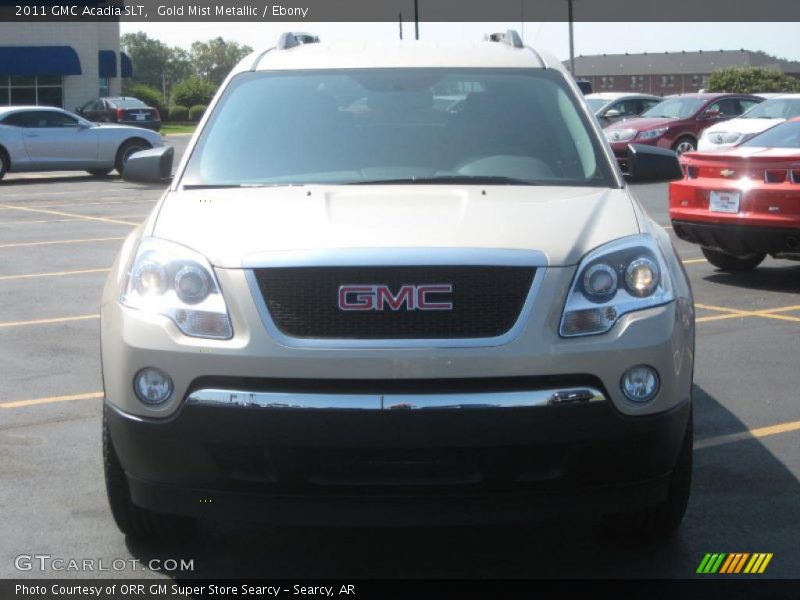 Gold Mist Metallic / Ebony 2011 GMC Acadia SLT