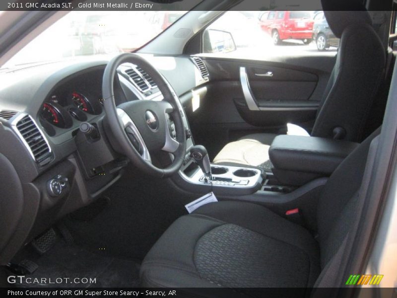 Gold Mist Metallic / Ebony 2011 GMC Acadia SLT