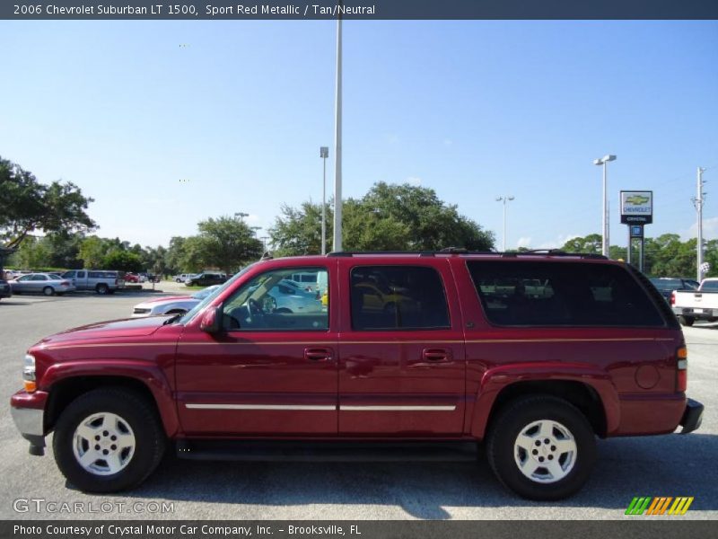 Sport Red Metallic / Tan/Neutral 2006 Chevrolet Suburban LT 1500