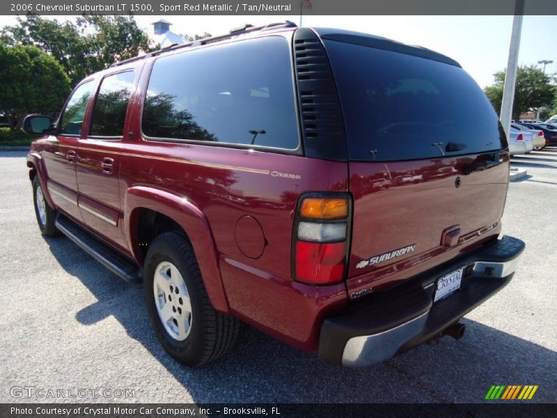 Sport Red Metallic / Tan/Neutral 2006 Chevrolet Suburban LT 1500