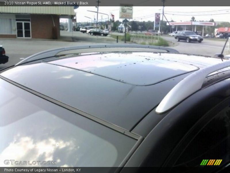 Wicked Black / Black 2010 Nissan Rogue SL AWD