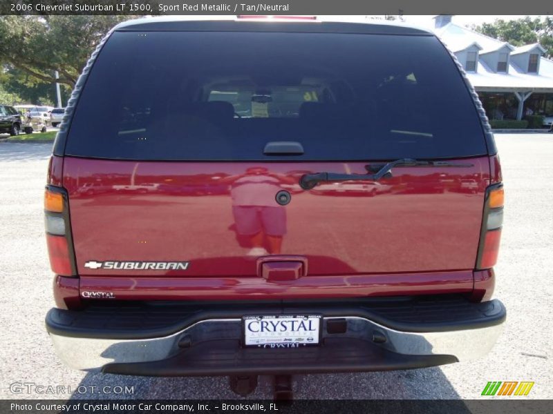 Sport Red Metallic / Tan/Neutral 2006 Chevrolet Suburban LT 1500