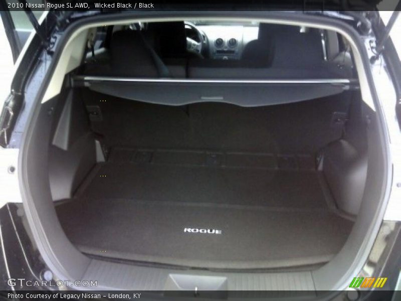 Wicked Black / Black 2010 Nissan Rogue SL AWD