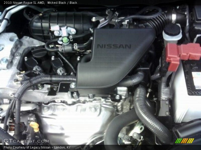 Wicked Black / Black 2010 Nissan Rogue SL AWD