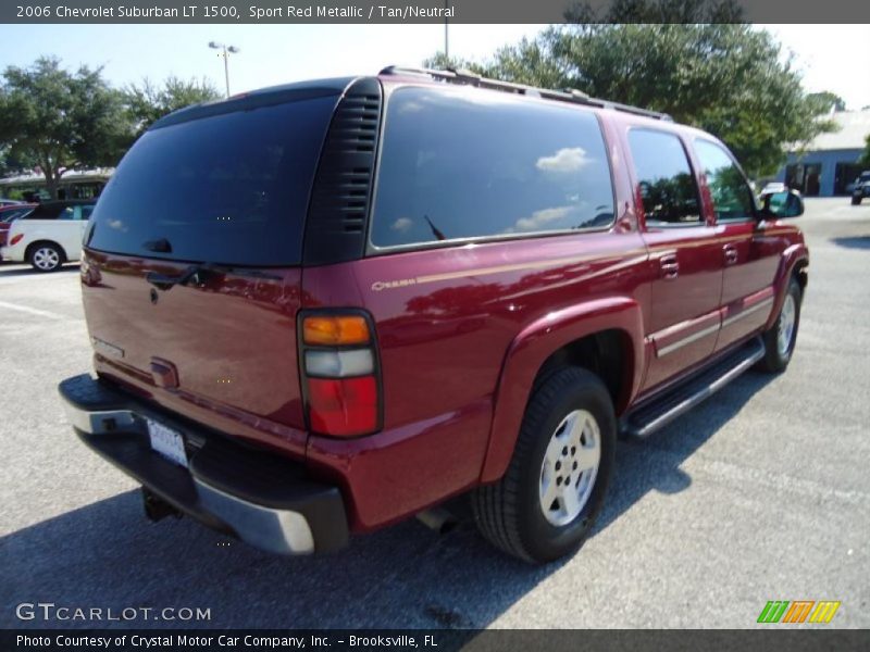 Sport Red Metallic / Tan/Neutral 2006 Chevrolet Suburban LT 1500