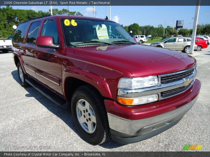 Sport Red Metallic / Tan/Neutral 2006 Chevrolet Suburban LT 1500
