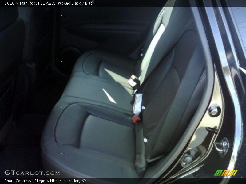 Wicked Black / Black 2010 Nissan Rogue SL AWD