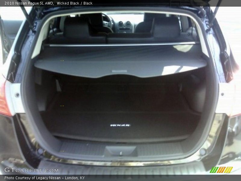 Wicked Black / Black 2010 Nissan Rogue SL AWD