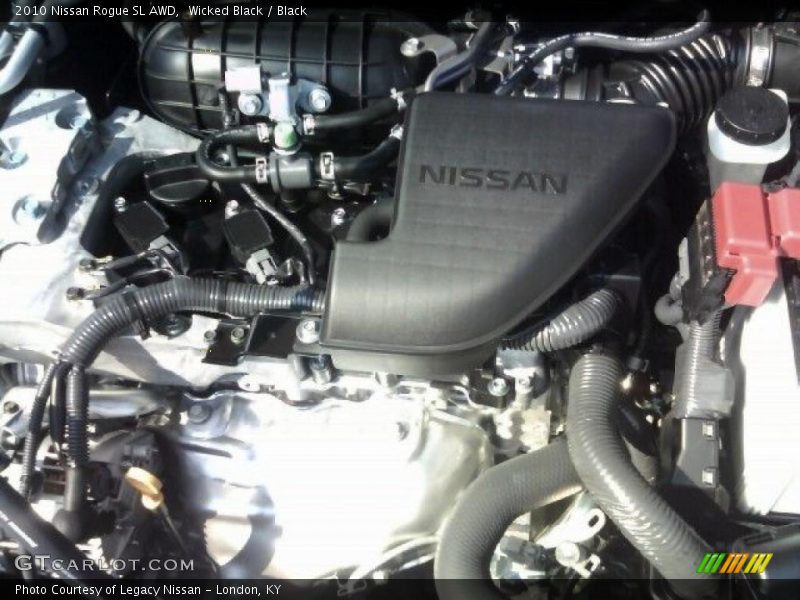 Wicked Black / Black 2010 Nissan Rogue SL AWD