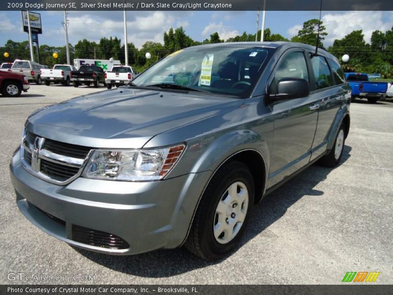 Silver Steel Metallic / Dark Slate Gray/Light Graystone 2009 Dodge Journey SE