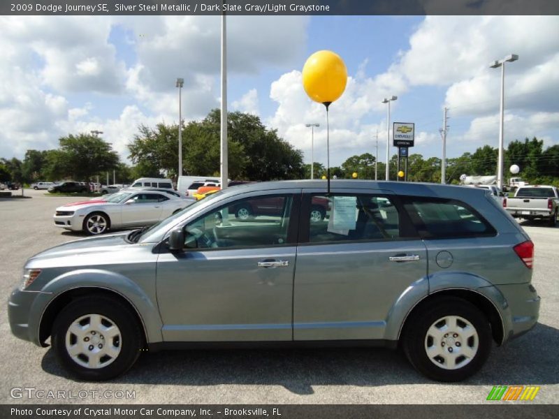 Silver Steel Metallic / Dark Slate Gray/Light Graystone 2009 Dodge Journey SE