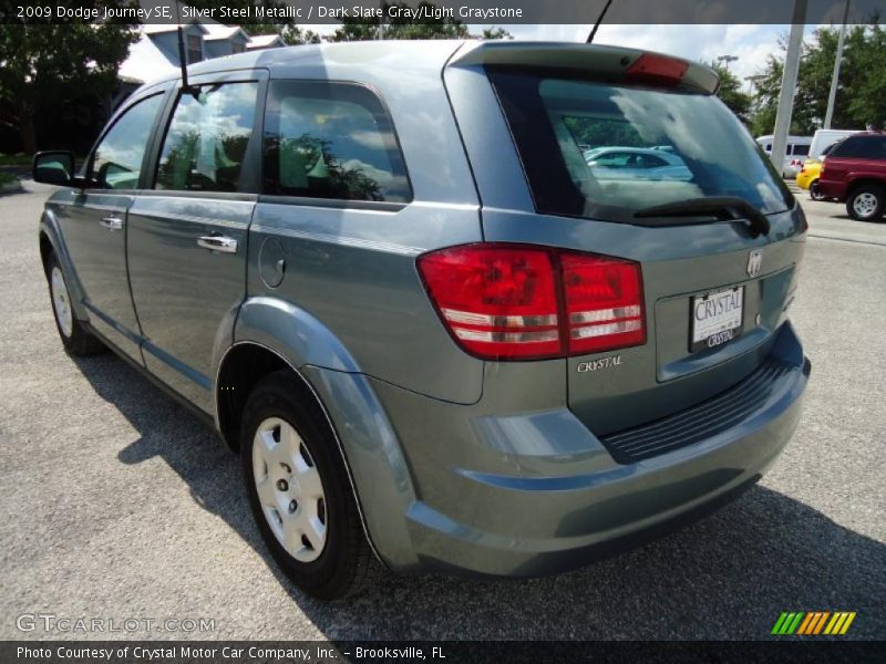 Silver Steel Metallic / Dark Slate Gray/Light Graystone 2009 Dodge Journey SE