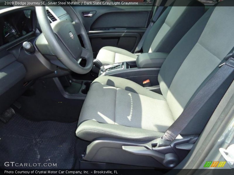Silver Steel Metallic / Dark Slate Gray/Light Graystone 2009 Dodge Journey SE