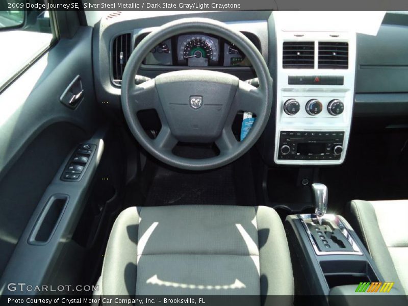 Silver Steel Metallic / Dark Slate Gray/Light Graystone 2009 Dodge Journey SE