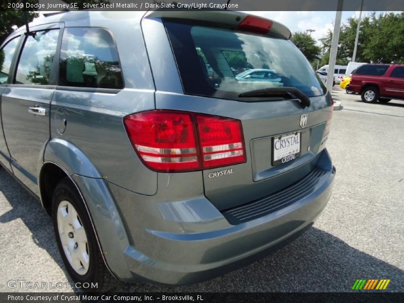 Silver Steel Metallic / Dark Slate Gray/Light Graystone 2009 Dodge Journey SE