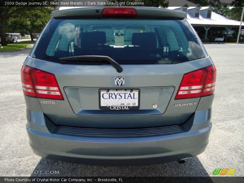 Silver Steel Metallic / Dark Slate Gray/Light Graystone 2009 Dodge Journey SE