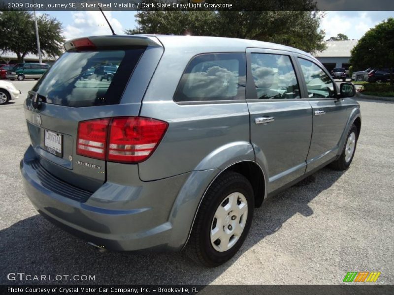 Silver Steel Metallic / Dark Slate Gray/Light Graystone 2009 Dodge Journey SE