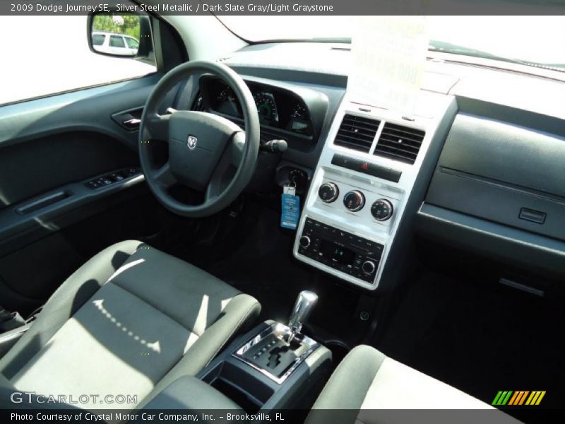 Silver Steel Metallic / Dark Slate Gray/Light Graystone 2009 Dodge Journey SE