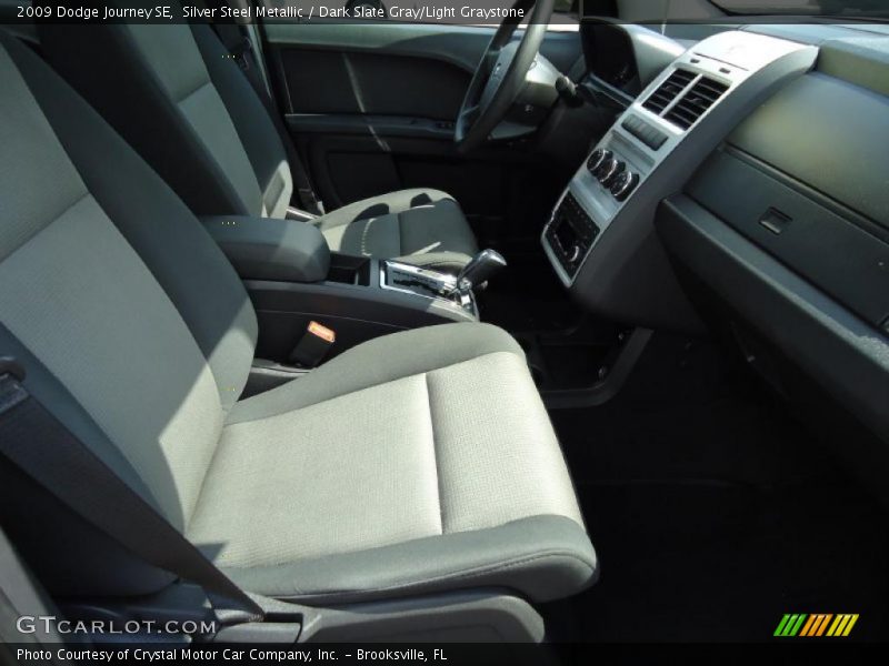 Silver Steel Metallic / Dark Slate Gray/Light Graystone 2009 Dodge Journey SE