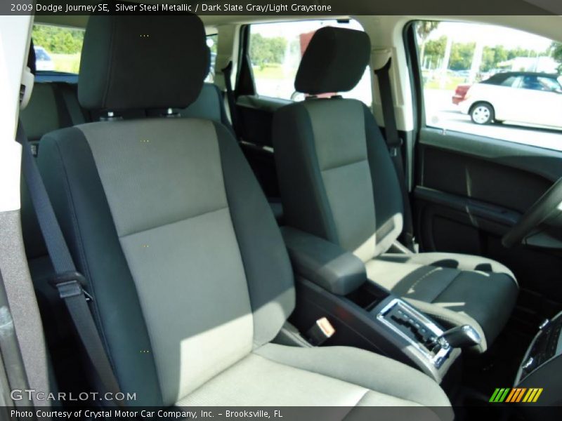 Silver Steel Metallic / Dark Slate Gray/Light Graystone 2009 Dodge Journey SE