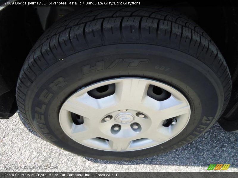 Silver Steel Metallic / Dark Slate Gray/Light Graystone 2009 Dodge Journey SE